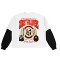 Christ Followers Clothing Co. – Championship Ring Layered Sleeve Sweatshirt